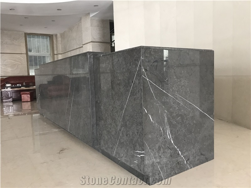 Polished Butterfly Grey Marble Stone Slabs