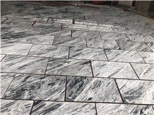 Polished Casa Grey Marble Flooring Covering Tiles