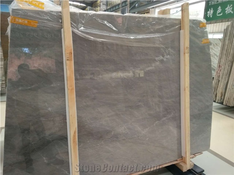 Polished Cheap Turkey Nordic Grey Marble Slabs