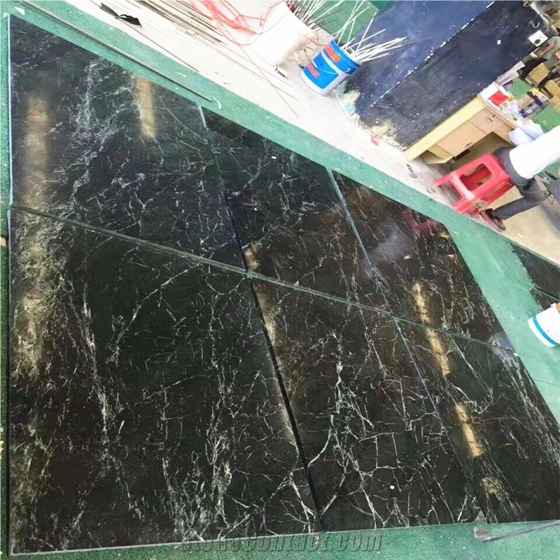 Polished Italy Green Verde Acceglio Marble Slabs