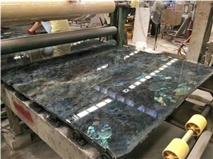 Polished Labradorite Blue Granite Slabs
