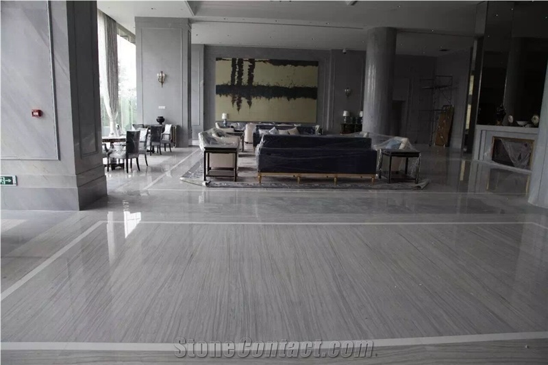 Polished Nestos Beige Marble Floor and Wall Tiles