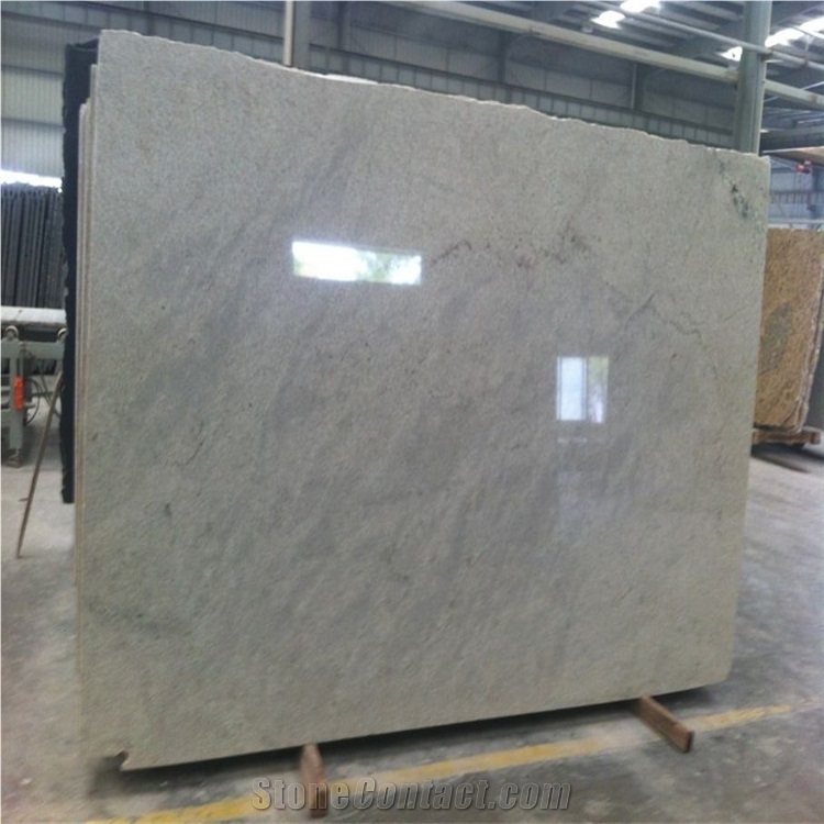 Polished Para White Granite Slabs Wall Cladding