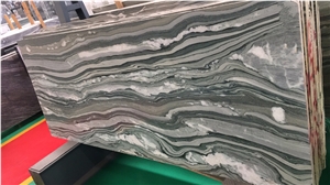 Polished Verde Green Lapponia Flooring Tiles