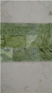 Polished Verde Jade Ming Green Marble Floor Tiles