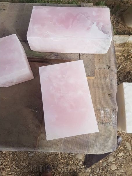 Pink Rose Onyx Blocks