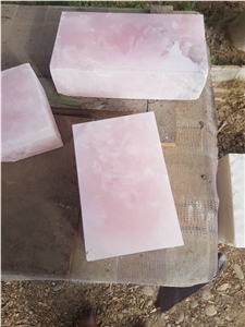 Pink Rose Onyx Blocks
