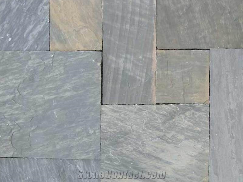 Sagar Black Sandstone Paving Slabs & Tiles