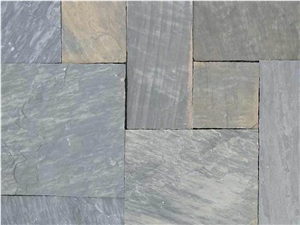 Sagar Black Sandstone Paving Slabs & Tiles
