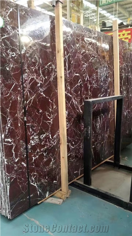 Cheap Polished Rosso Lepanto Marble Slabs Price