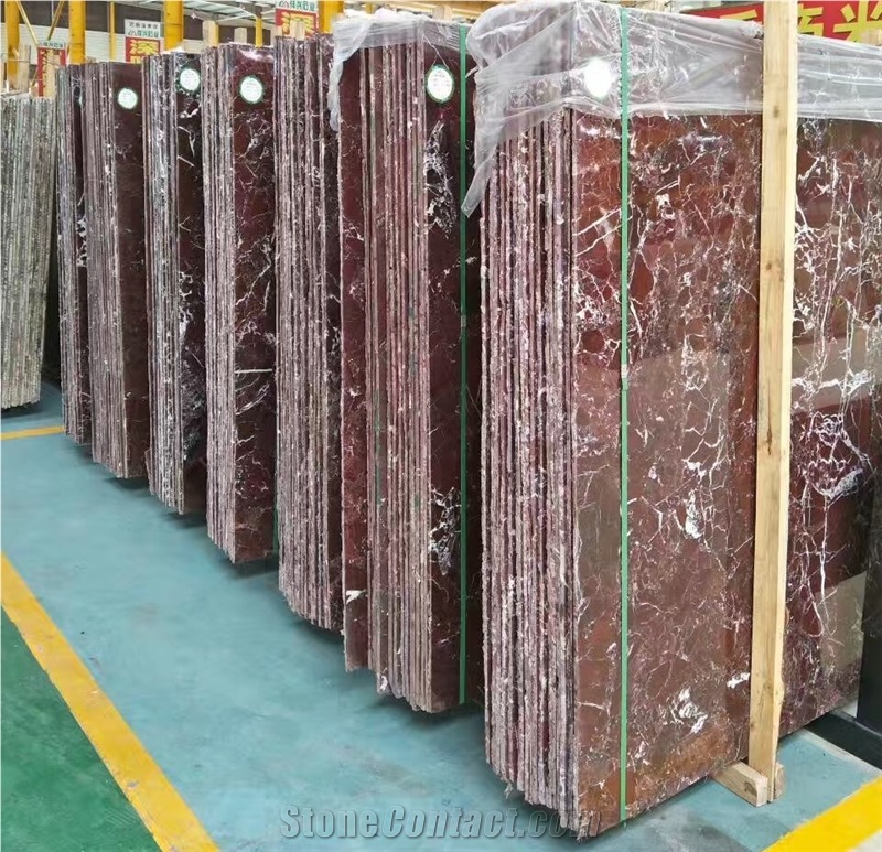 Cheap Polished Rosso Lepanto Marble Slabs Price