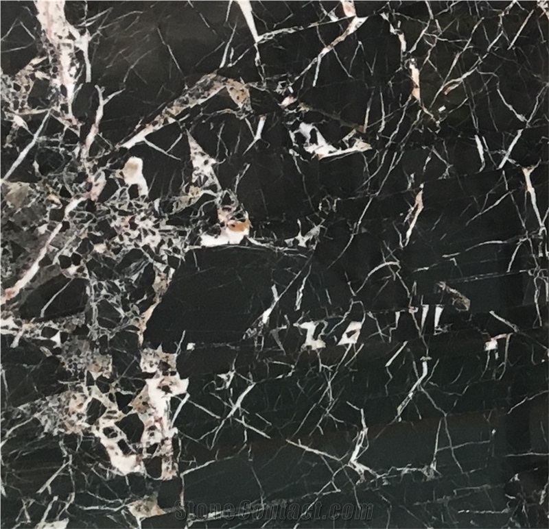 Factory Cheap Price Black Gold Marble Slabs
