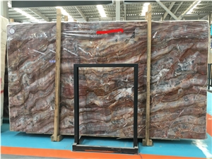 Polished Luxury China Louis Red Marble Slabs Price
