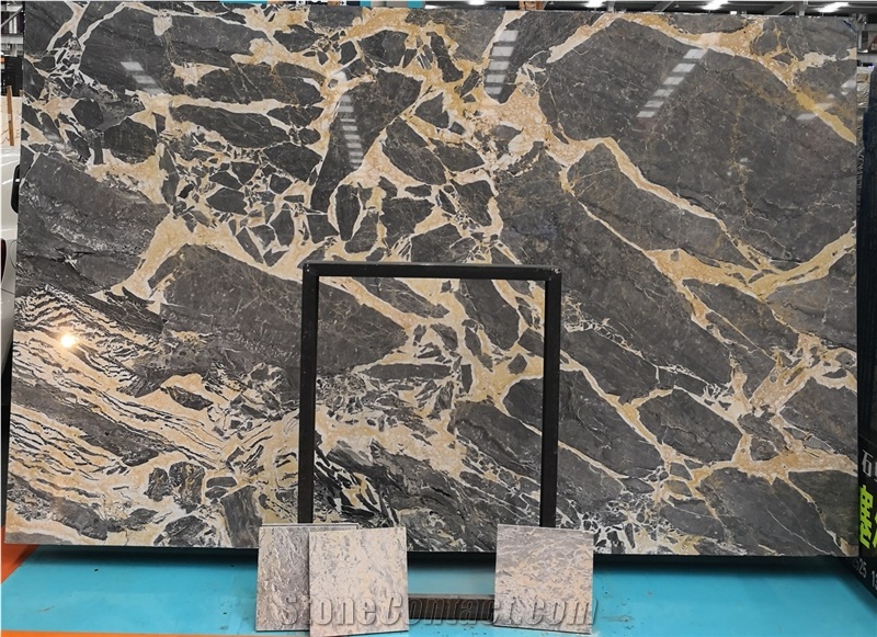 Whosale Golden River Marble Slab Price