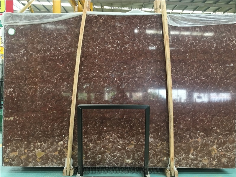 Whosale Mykalissos Red Nature Marble Slabs Price