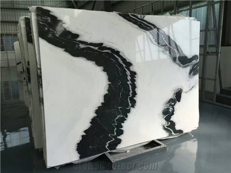 Whosale White Marble with Black Veins Slabs Price