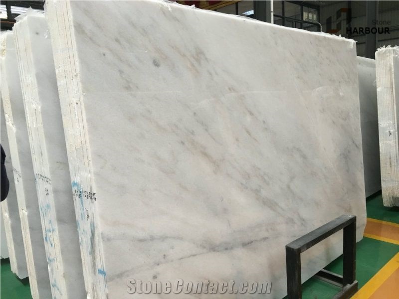 Guangxi White Marble Slab, China Marble Slab