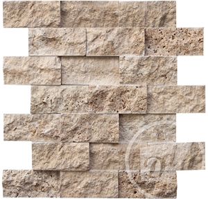 5x10 Splitface Natural Stone Wall Cladding Mosaic