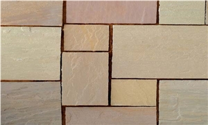 Autumn Brown Sandstone Paving Stone Tiles
