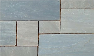 Kandla Grey (Autumn Grey) Sandstone Pavers, Exterior Pattern