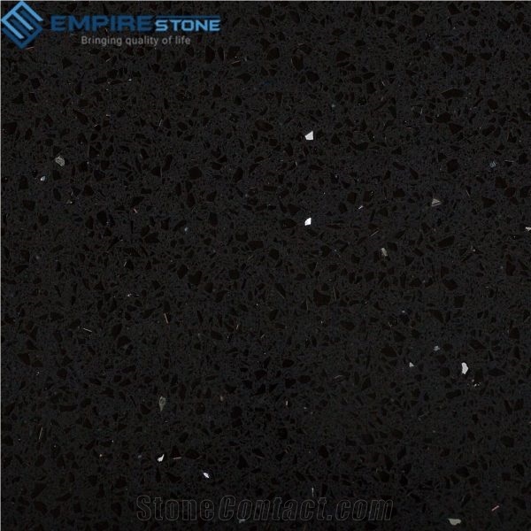 Black Galaxy Quartz Stone Slabs