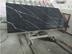 Nero Marquina Artificial Marble Slabs