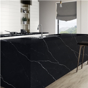 Nero Marquina Artificial Marble Slabs