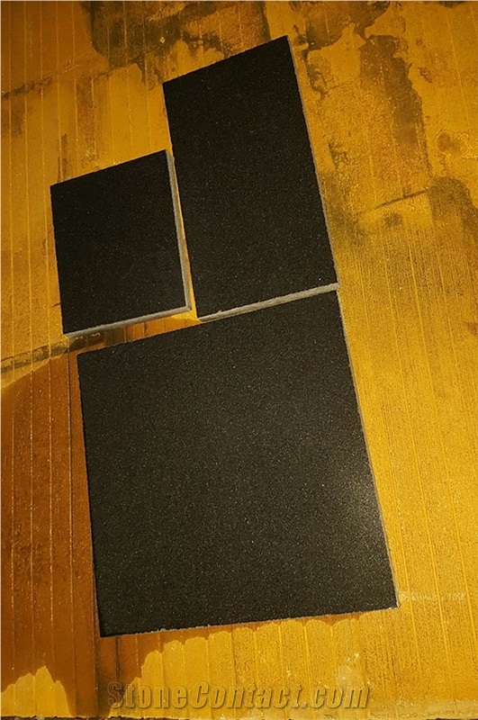Jet Black/ Absolute Black Granite Tiles & Slab