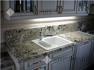 Delicatus White Granite Kitchen Countertop