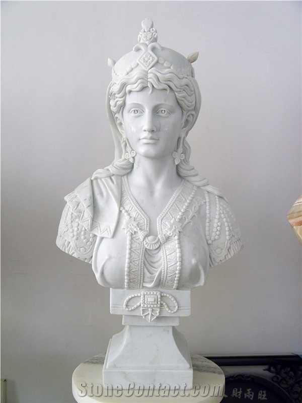 Nice Hand Carved Marble Busts
