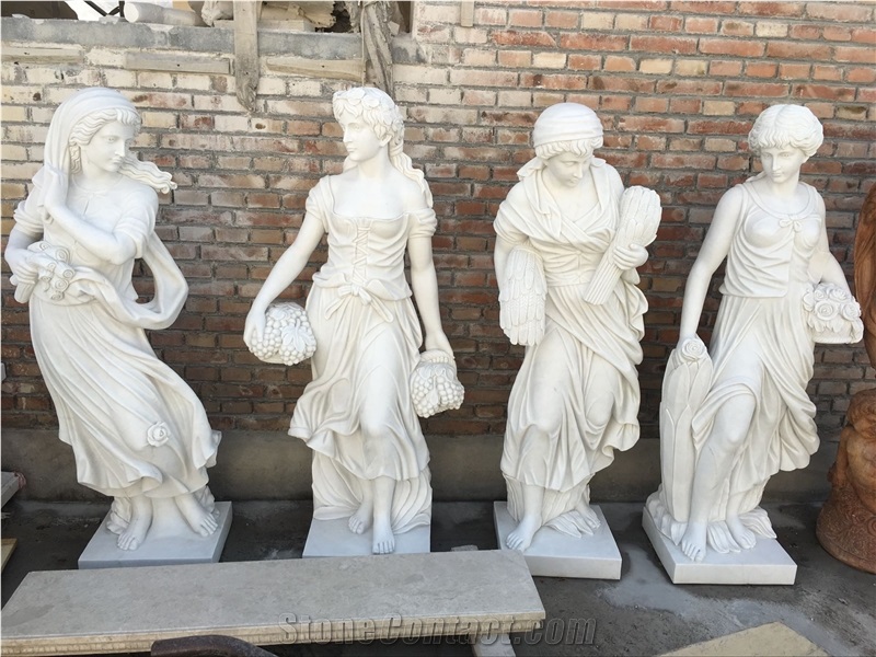 Nice Hand Carved Stone Sculptures