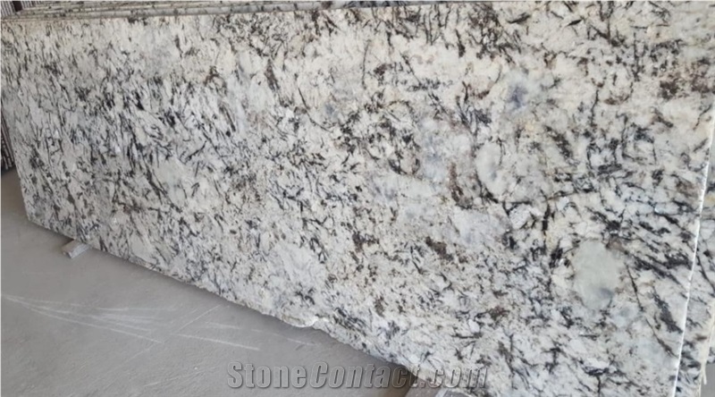 Alaska Azul White Granite Slabs
