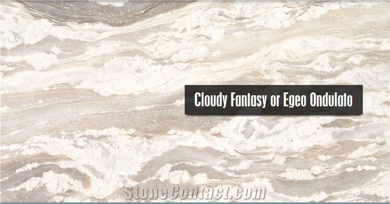 Cloudy Fantasy Marble,Egeo Ondulato Marble Slabs