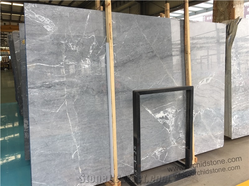 Galaxy Grey Marble Slabs for Flooring Pavers