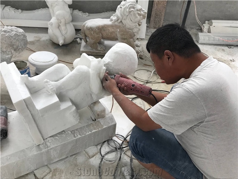 White Marble Sculptures Statues