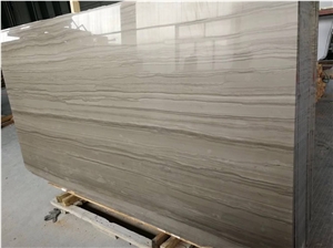 Athen Grey Marble Slab Wooden Vein Slab Wood Marble