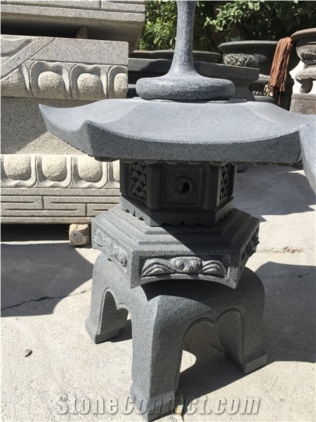 China Granite Classical Handcraft Lanterns