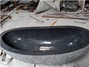 G654 Black Granite Bathtub