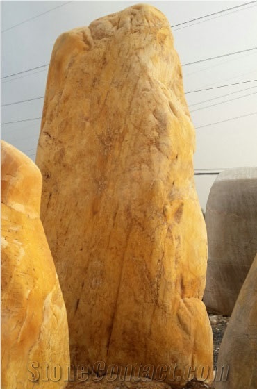 Natural Beeswax Hand Carving Landscape Stone