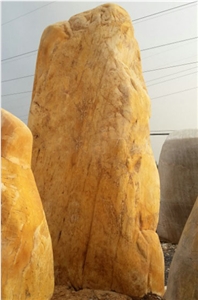 Natural Beeswax Hand Carving Landscape Stone