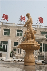 Sculpture Water Fountain Decoration Body Carving