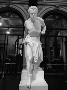 White Marble Human Sculpture,Hand Carved