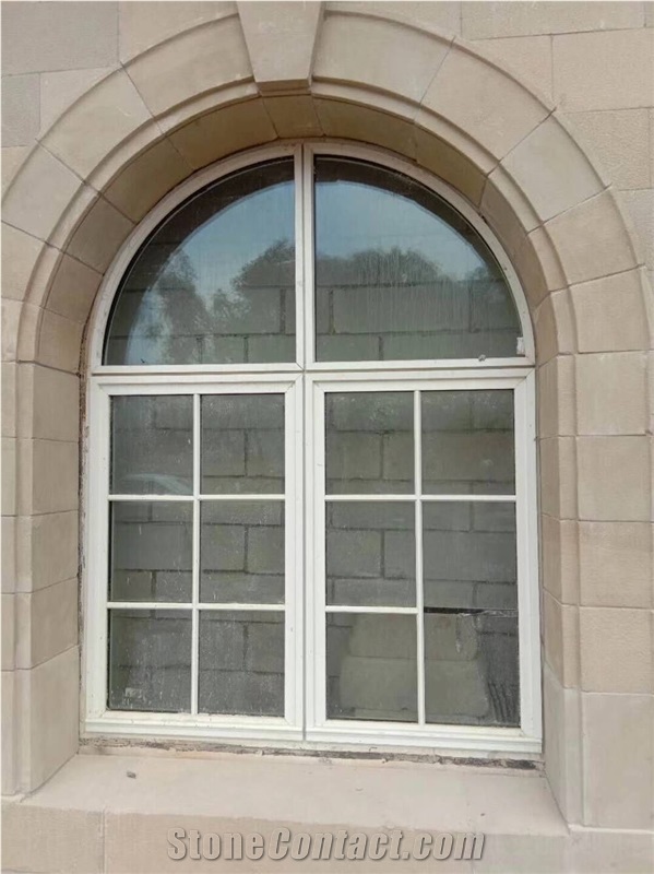 Yellow Sandstone Honed Cladding Tile Window Sill