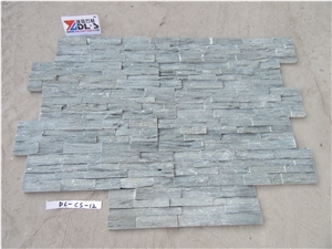 China Green Quartzite Natural Stone Veneer Wall Decor