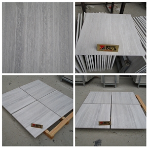 China White Wood Veins Marble,Floor/Wall Cladding
