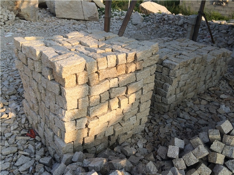 Cube Stone,Paving Stone,All Sides Split,G682