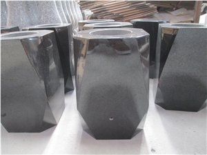 India Black Granite Vases,Lebanon,Tombstone Urns
