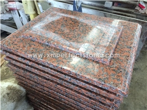 2cm China Maple Red Granite Countertop