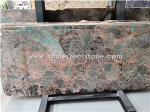 Green Amazzonite Mable with Nice Vein