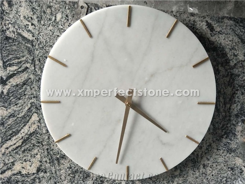 Verde Guatemala Marble Wall Clocks